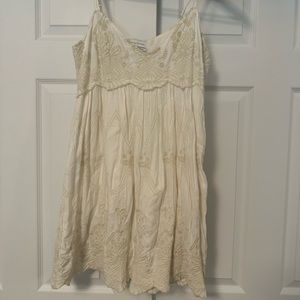 urban outfitters off white dress!!